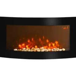 Discount Rootz Elspis - Väggkamin - Öppen spis - 89,2 X 13,5 X 48cm Öppna Spisar
