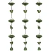 Rootz 3er Set Rain Chain - Drain Chain - Rainflow Chain - Corrosion -resistent - 123cm x Ø12cm för enkel trädgårdsdekoration Trädgårdsprydnader
