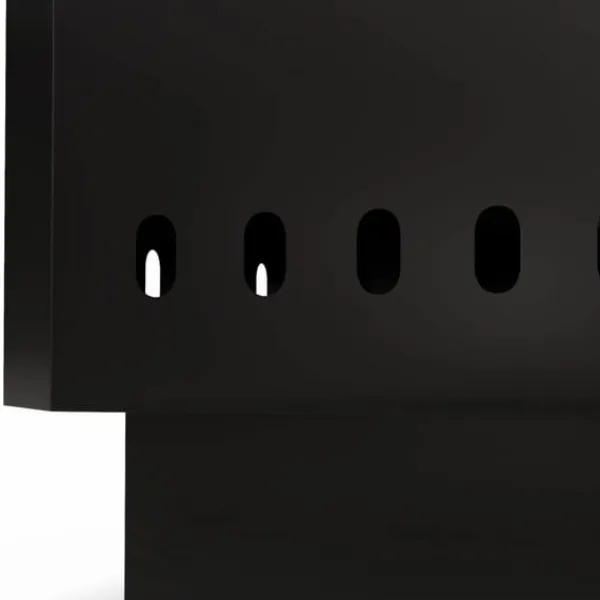 New Rootz Fire Pit - Inklusive poker - Eldfat - Robust konstruktion - Metall & rostfritt stål - Svart - 48L x 48W x 41H cm Öppna Spisar