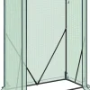 Online Rootz Foil Greenhouse - Plant Shelter - Weather Protection - UV Resistant - Steel & PE Tarpaulin - 100x50x150/132 cm Växthus