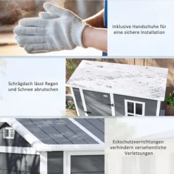 Rootz Garden House - Tool Shed - Outdoor Equipment Storage - Weatherproof and Låsbar - 186 cm x 130 cm x 199 cm