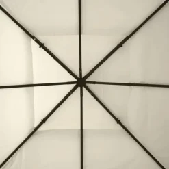 Rootz Gazebo Roof - Replacement Roof - Garden Gazebo - Party Tent - Garden Tent - Cream/white