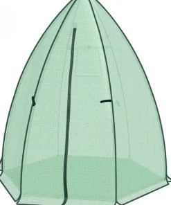 Clearance Rootz Growhouse - Plant House - Greenhouse - Winter Protection - 130 GSM PE - 160x180x160cm - Transparent, grön Växthus