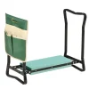 New Rootz Kneeler - Vikbar trädgårdspall - 2 i 1 knästöd med verktygsväska - EVA - Skum - Grön - 58 x 28 x 49 cm Stöd Med Hjul, Säten & Knäskydd För Trädgårdsskötsel