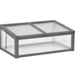 Hot Rootz Mini -Greenhouse - Small Garden Greenhouse - Plant Shelter - Good Light Permeability - 100L X 65B X 40H CM Växthus