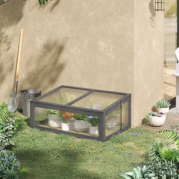 Hot Rootz Mini -Greenhouse - Small Garden Greenhouse - Plant Shelter - Good Light Permeability - 100L X 65B X 40H CM Växthus