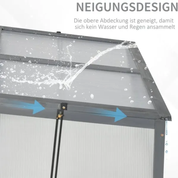 Hot Rootz Mini -Greenhouse - Small Garden Greenhouse - Plant Shelter - Good Light Permeability - 100L X 65B X 40H CM Växthus