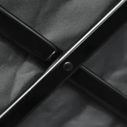 Rootz Transportvagn - Trädgårdsvagn - Strandvagn - Teleskophandtag - Justerbart handtag - Metall - Oxford - Mörkgrå - 108 x 53 x 59-89 cm