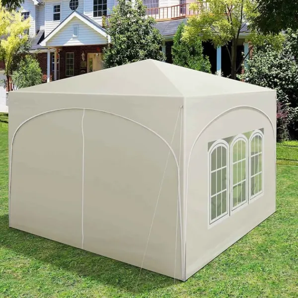 Outlet Rootz Ultimate Outdoor Gazebo - Väderbeständig paviljong - Eventtält - Stark metallram - UV- och regnskydd - Enkel installation - 3x3m Tält & Lusthus