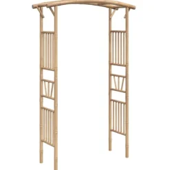 vidaXL Rosenbåge bambu 118x40x187 cm