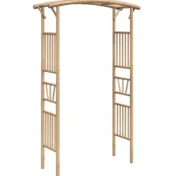 Outlet Rosenbåge bambu 118x40x187 cm Valvbågar, Spaljéer, Bersåer & Pergolor