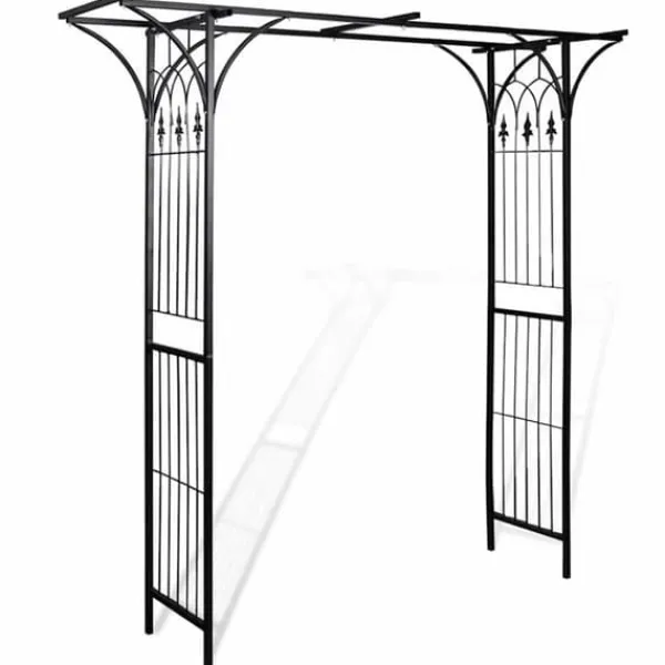 Best Rosenbåge för klätterväxter - Trädgårdsbåge i järn | Storlek: 200x52x204 cm Valvbågar, Spaljéer, Bersåer & Pergolor