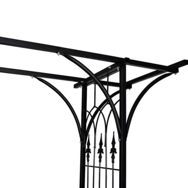 Best Rosenbåge för klätterväxter - Trädgårdsbåge i järn | Storlek: 200x52x204 cm Valvbågar, Spaljéer, Bersåer & Pergolor