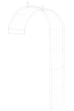 Best Rosenbåge Pietro 130x80x270 40 x 130 x 260 cm 2 Valvbågar, Spaljéer, Bersåer & Pergolor