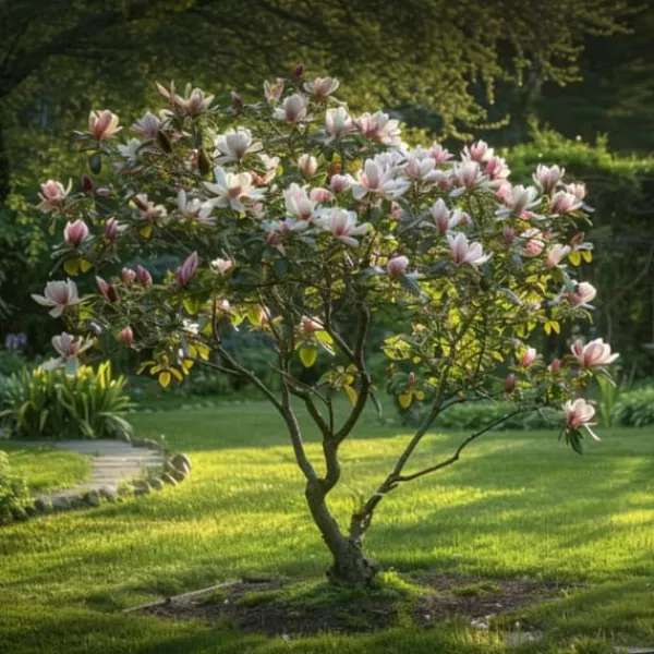 Rosenmagnolia - Set om 6 - Magnolia - Höjd 25-40cm - ⌀9cm