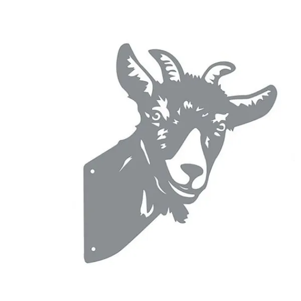 Outlet Rostdekoration för trädgård goat Trädgårdsprydnader