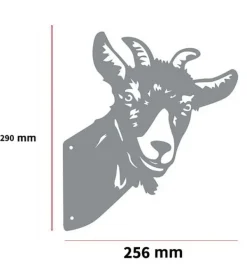 Outlet Rostdekoration för trädgård goat Trädgårdsprydnader