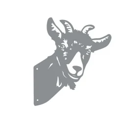 Rostdekoration för trädgård goat