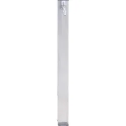 Outlet Rostfri vattenpost 60 cm - Fyrkantig trädgårdskran med krok | Färg: Rostfritt stål | Storlek: 60 cm Bevattning