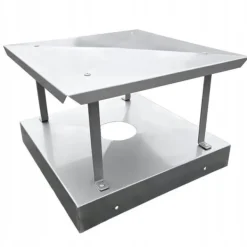 Sale Rostfritt stålkuvert skorstenslock 50 x 70 cm skorstenslock med bas Tillbehör Till Vedeldade Kaminer & Öppna Spisar