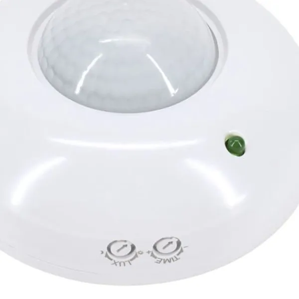 New Rörelseavkännare - BEMKO - BK-B50-SES05WH - 360° - 1200W max - Räckvidd 6m Rörelsedetektorer