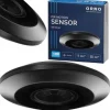 Rörelsedetektor 360 grader IP20, 2000W, ultraplatt - 2,5 cm, svart