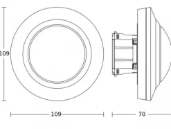 Rörelsesensor MD-8 COM1 UP vit