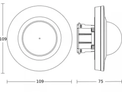 Rörelsesensor MD-24 COM1 UP vit