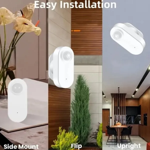 Rörelsesensor, Zigbee 3.0, Trådlös räckvidd 45m, Dimensioner 42mm x 31mm x 70mm, Driftstemperatur -10°C till 45°C, Känslighetsavstånd 5m