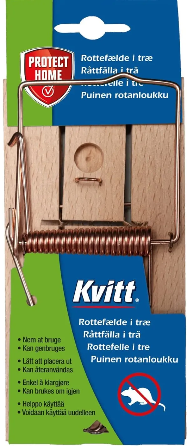 Råttfälla av trä
