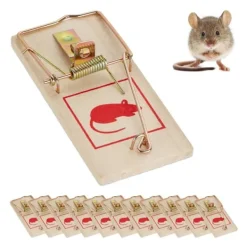 Discount Råttfälleset, 2x10x4,5 cm, Trä Skadedjursfällor