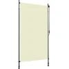 vidaXL Rullgardin utomhus 120x270 cm gräddvit