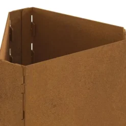 Outlet Rustik vedeldad eldstad med skorsten - Hållbart väderbeständigt stål | Storlek: 50x43x52 cm Vedeldade Kaminer