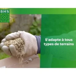 Best Rustikt gräs - BHS - 3 kg låda - Resistent mot tuffa väderförhållanden - Sol - Röd Fröer & Lökar