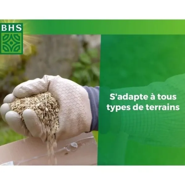Best Rustikt gräs - BHS - 3 kg låda - Resistent mot tuffa väderförhållanden - Sol - Röd Fröer & Lökar