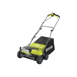 Ryobi - 18V Borstlös markör/luftare Ø 35 cm 2-i-1 - 2 litium + 18V 4,0 Ah batterier och laddare - RY18SFX35A-240