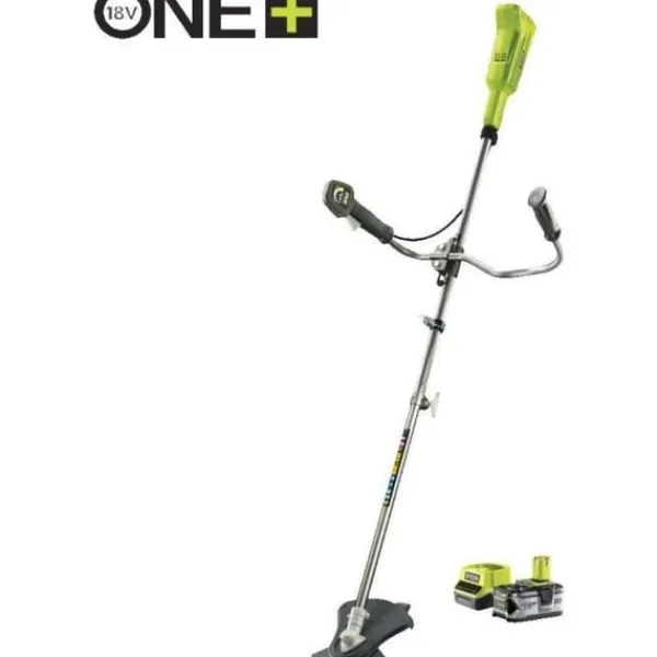 Hot - 18V ONE+ Röjsåg - styrstång - Ø vajer 1 x 1,6 mm - 3-tandat Tri-Arc™-blad 20 cm + 4,0 Ah batteri och laddare - RBC18X20B4F Trädgårdsmaskiner