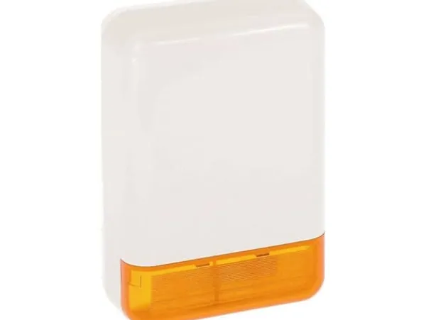 New Satel akustisk-optisk signalanordning för utomhusbruk orange givare PIEZO SPL-2030 O Brandlarm