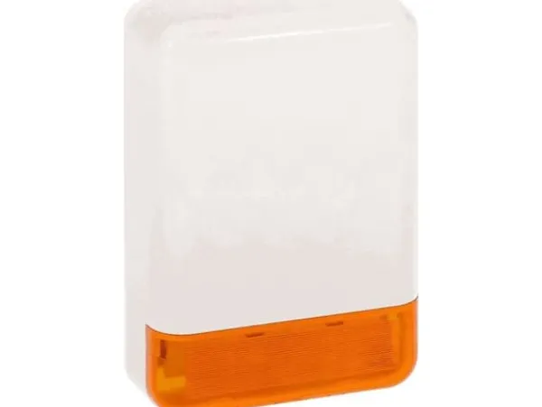 Online Satel akustisk-optisk signalanordning för utomhusbruk orange givare PIEZO SPL-2010 O Säkerhetslampor