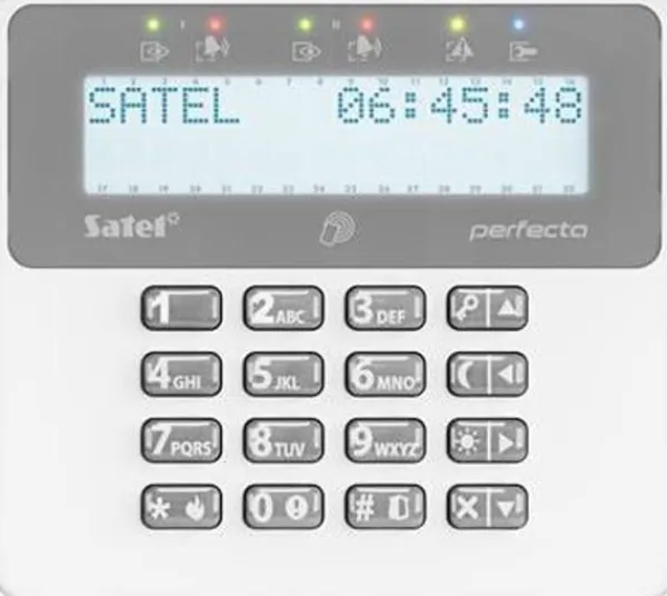 Online Satel SATEL PRF-LCD-A2 TRÅDLÖS LCD MANIPULATOR Hemlarmsystem