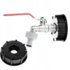 Outlet Sats - IBC-mutter S60x6 + kran 1/2" med utlopp till GZ 3/4" + nippel för snabbkoppling - mauser (40) Bevattning
