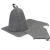 Sauna Set Flammifera Met/Hat/Gloves