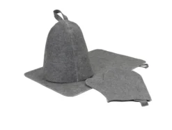 Sauna Set Flammifera Met/Hat/Gloves