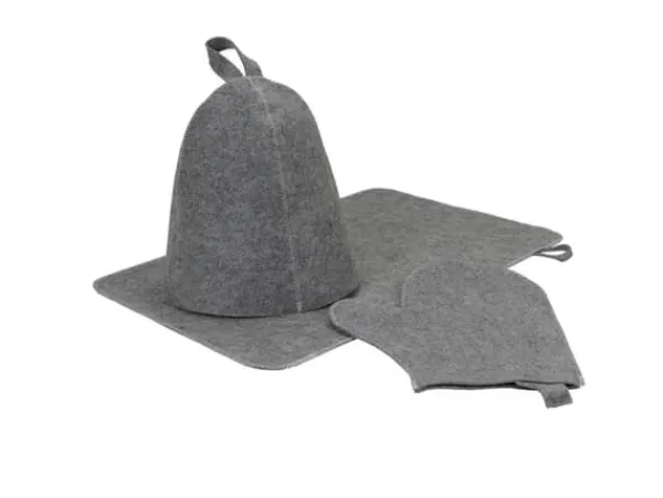 Sauna Set Flammifera Met/Hat/Gloves