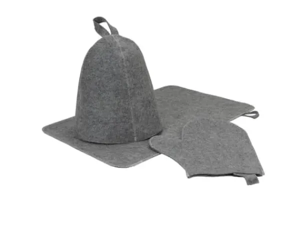 Sauna Set Flammifera Met/Hat/Gloves