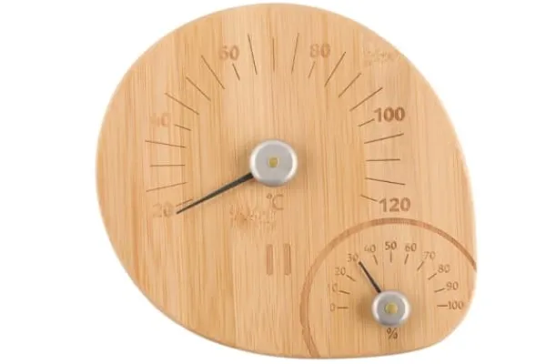 Sauna thermometer with humidity meter Rento, beige