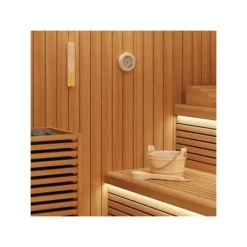 vidaXL Saunaaccessoarer - - Brun - Massivt furu och hampa - 4L spann - Slev