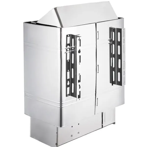 Saunaugn 9 kW, elsauna 380 V - 415 V, rostfri saunaugn, elektrisk saunaugn 2 lägen (temperatur, tid), extern kontroll och 3M-temperatursensor
