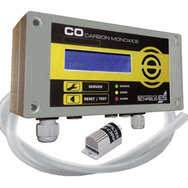Hot Schabus GX-C300P Kolmonoxid-detektor med intern sensor 230 V Detektering Kolmonoxid Rök- & Koloxiddetektorer