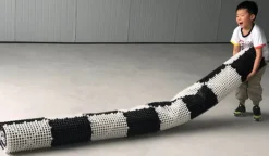 Sale Schackbräde i gummi för schack och dam utomhus/trädgård (30 cm kvadrat) Trädgårdsprydnader